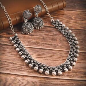 Oxidized Choker Necklace