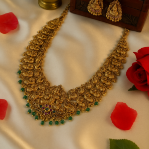 Long Bridal Necklace with earrings