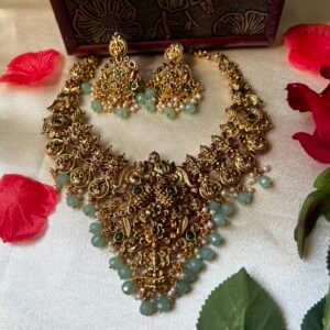 Mint green temple jewelry set